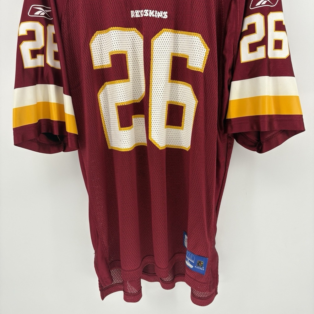 Reebok NFL Washington Redskins Clinton Portis 26 Jersey Mens L Burgundy Vintage - Picture 4 of 16